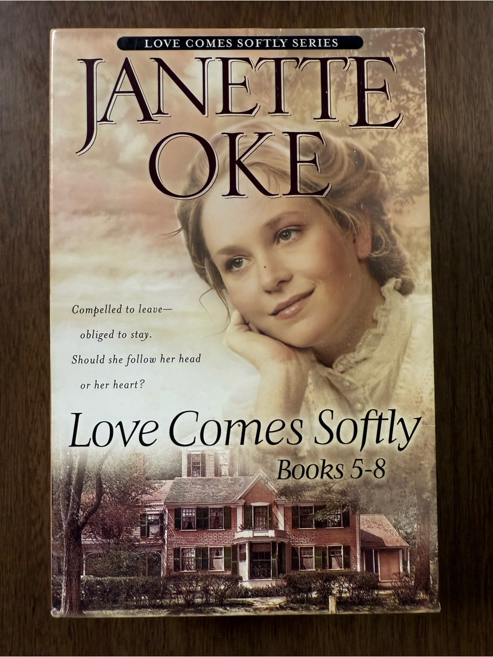 Janette Oke "Love Comes Softly" Book Set (Books 5-8) - Cream, Brown